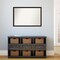 Amanti Art Non-Beveled Wood Wall Mirror, Espresso Brown Frame